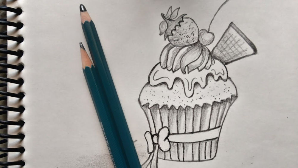20 Easy Cupcake Drawing Ideas How to Draw a Cupcake