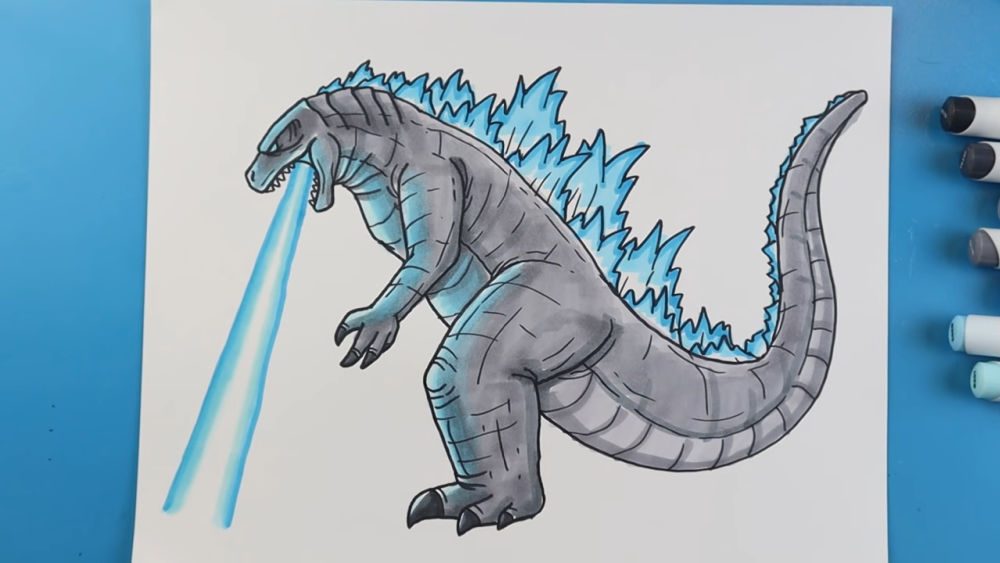 25 Easy Godzilla Drawing Ideas How to Draw Godzilla