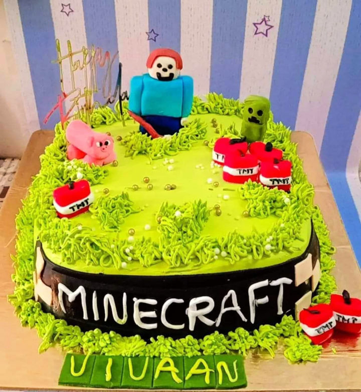 25 Creative Minecraft Cake Ideas Blitsy