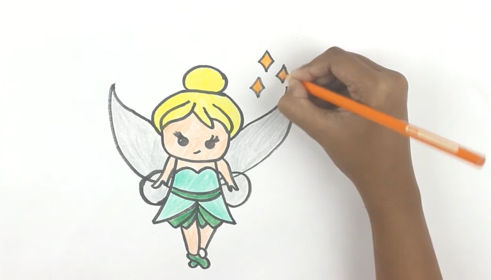 25 Easy Tinkerbell Drawing Ideas How to Draw Tinkerbell