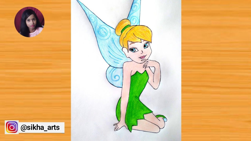 25 Easy Tinkerbell Drawing Ideas How to Draw Tinkerbell