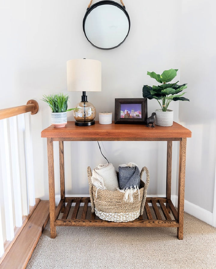 Simple DIY Console Table Plans Blitsy