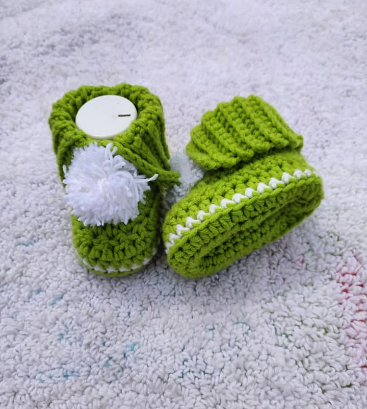 45 Free Crochet Baby Booties Patterns (PDF Pattern) Blitsy