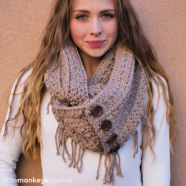 40 Free Crochet Infinity Scarf Patterns (Easy PDF Pattern)