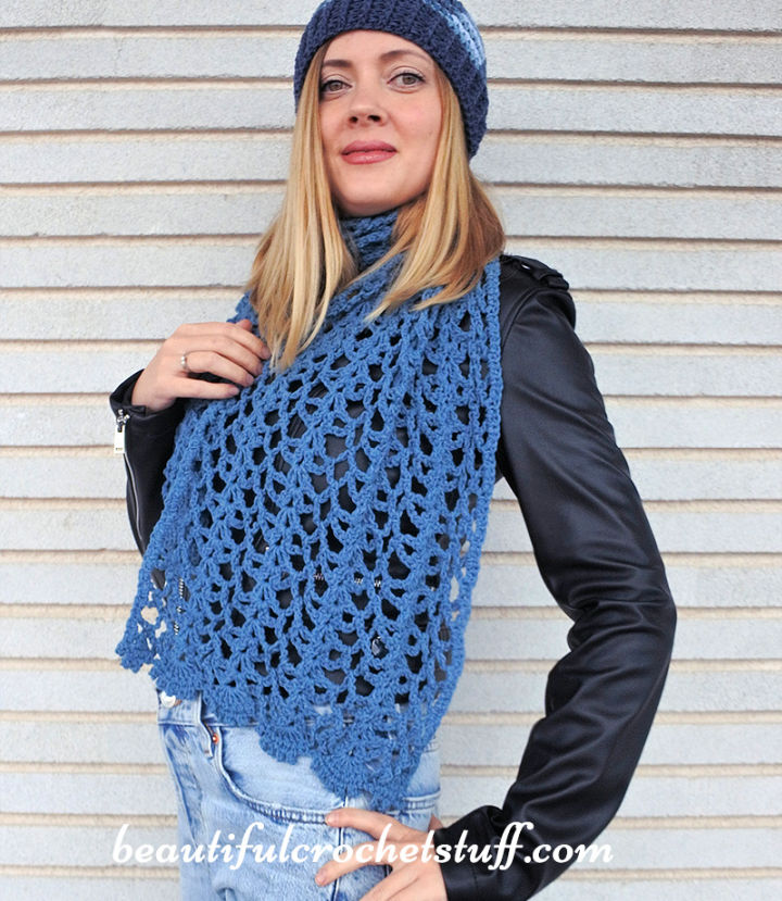 25 Free Lacy Crochet Scarf Patterns (Lace Scarf Pattern)