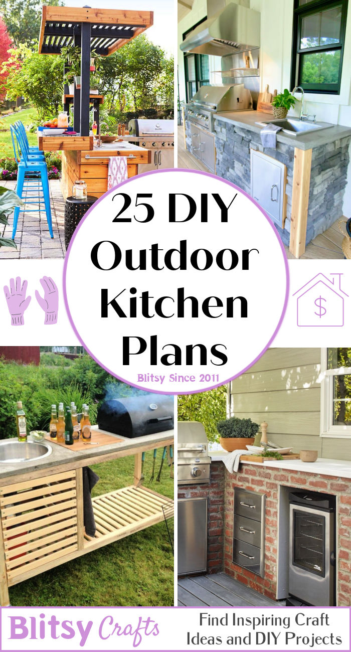 25 Free DIY Outdoor Kitchen Ideas (100 Free Plans) Blitsy