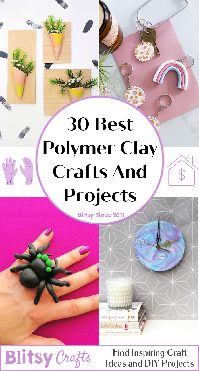 30 Best Polymer Clay Ideas and Crafts for Beginners Blitsy