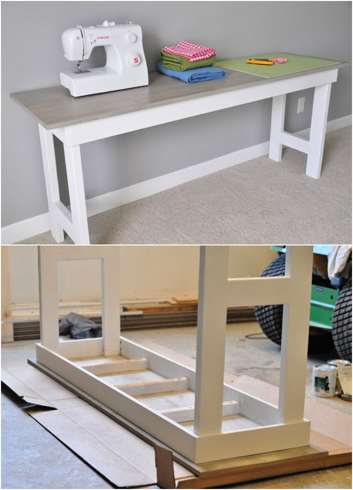 20 Free DIY Sewing Table Plans with Instructions Blitsy