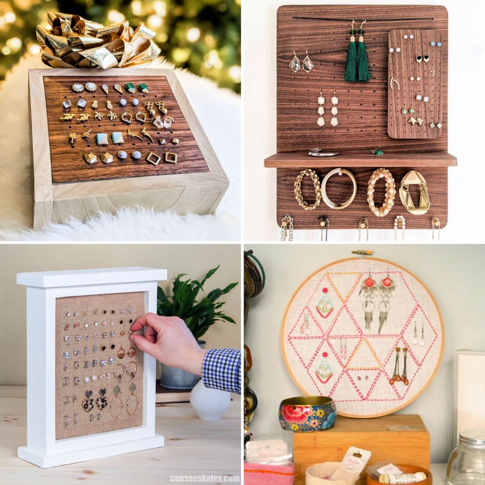 25 DIY Earring Holder Ideas to Make Blitsy