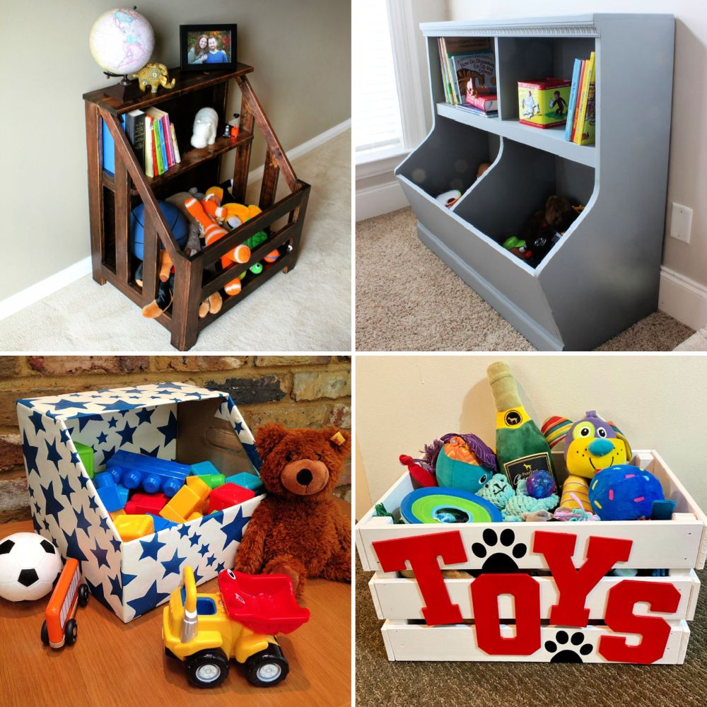 25 DIY Toy Box Plans To Organize Your Child's Toys Blitsy