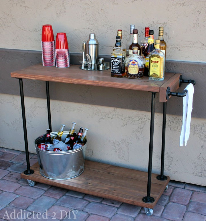 25 Inexpensive DIY Bar Cart Ideas Anyone Can Make Blitsy