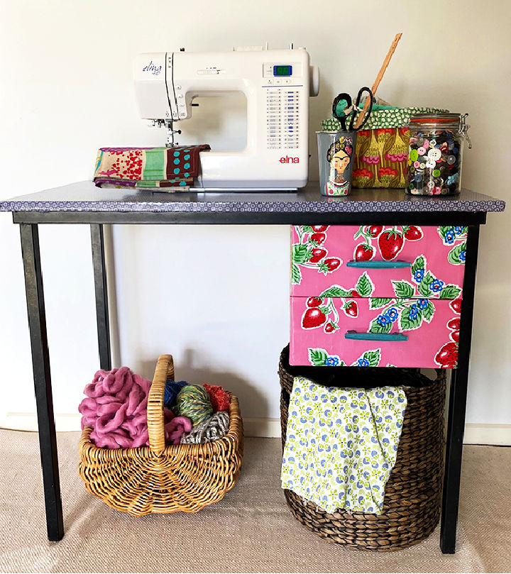 20 Free DIY Sewing Table Plans with Instructions Blitsy