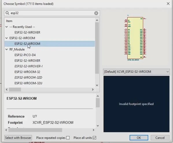 How to add ESP32 to KiCad | blnLabs