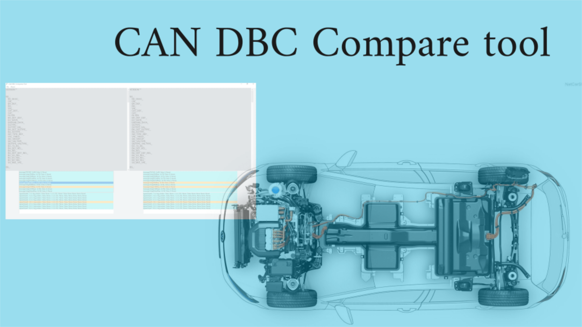 Compare CAN database with Python blnLabs