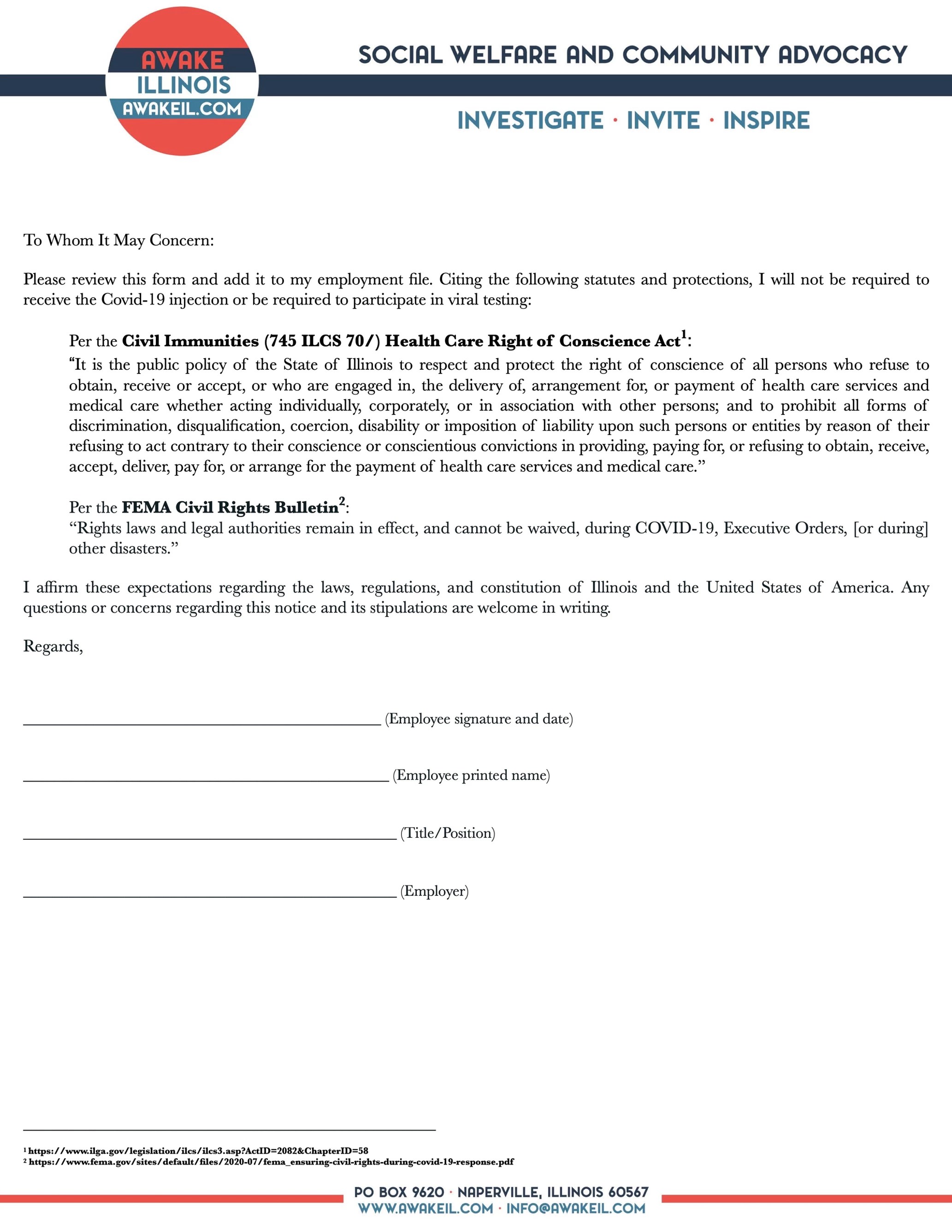 Healthcare Right of Conscience Act BlnNews