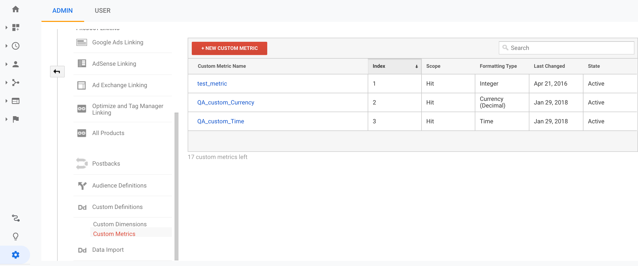 How to integrate Google Analytics Universal custom metrics and