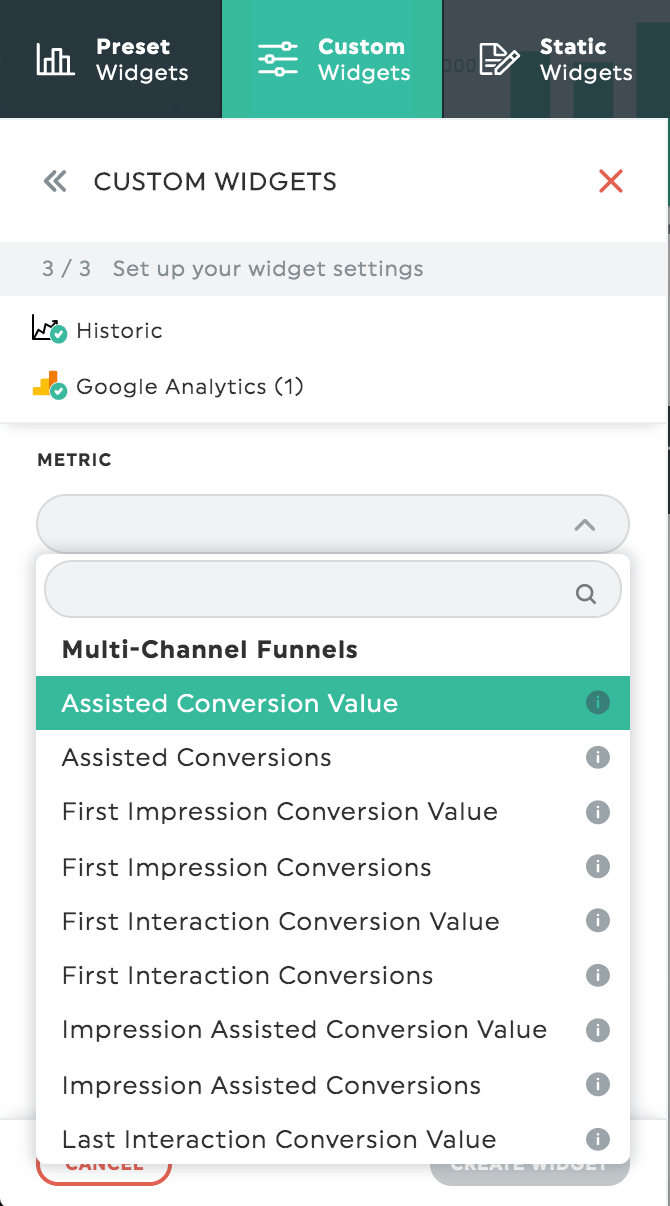 What is an assisted conversion in Google Analytics (Universal)?