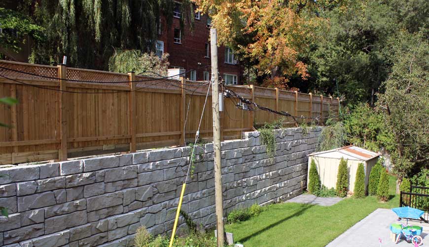 VertiBlock Retaining Walls Riverside Dr., Toronto