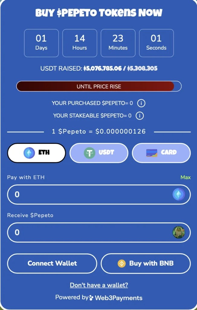 Can Pepeto Take The Lead rom Pepe, Will Either Make x100, Best Time to Buy Pepe Now? 4 pepeto3