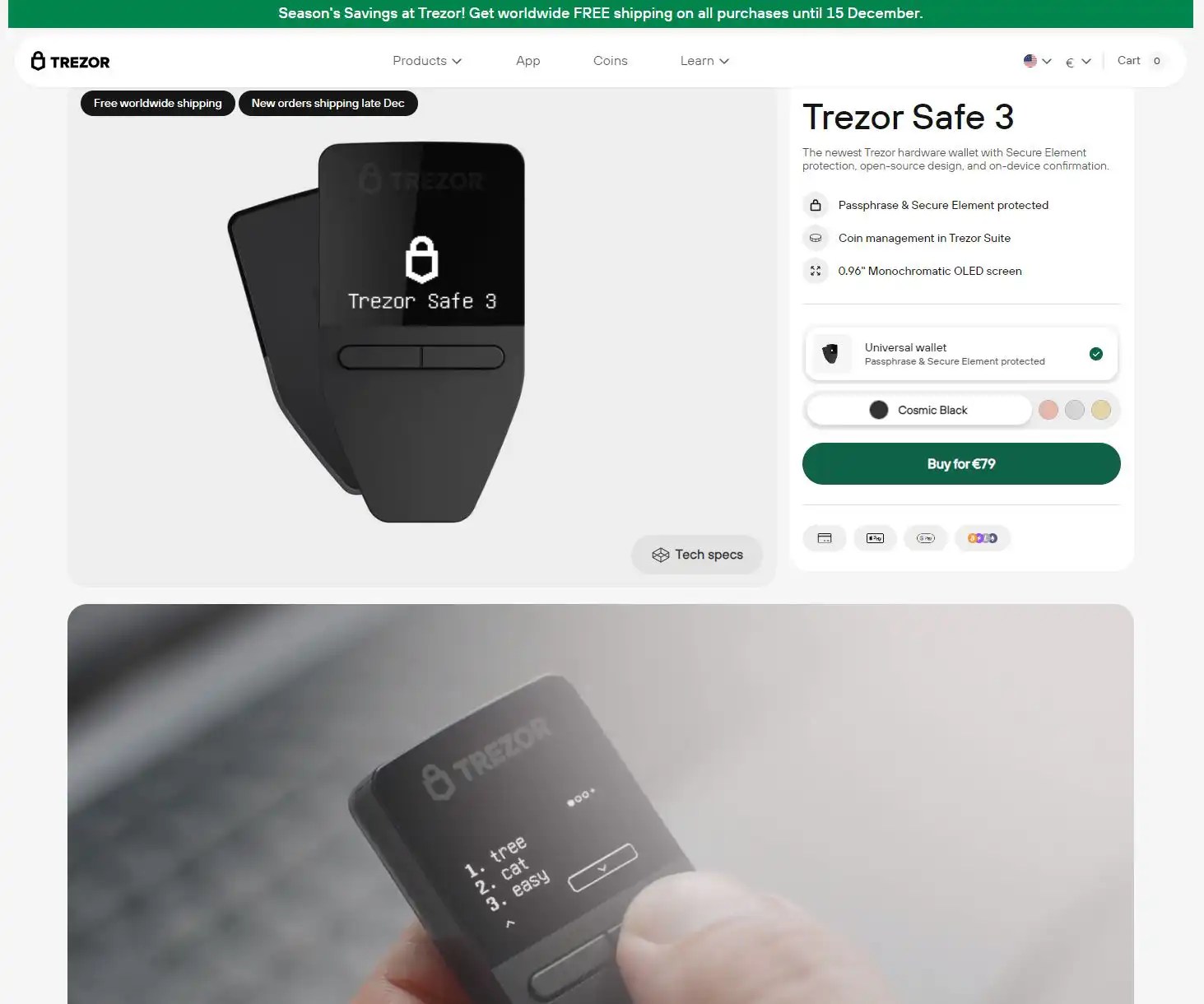 Trezor Safe 3 Review 2024 Now With A Secure Element