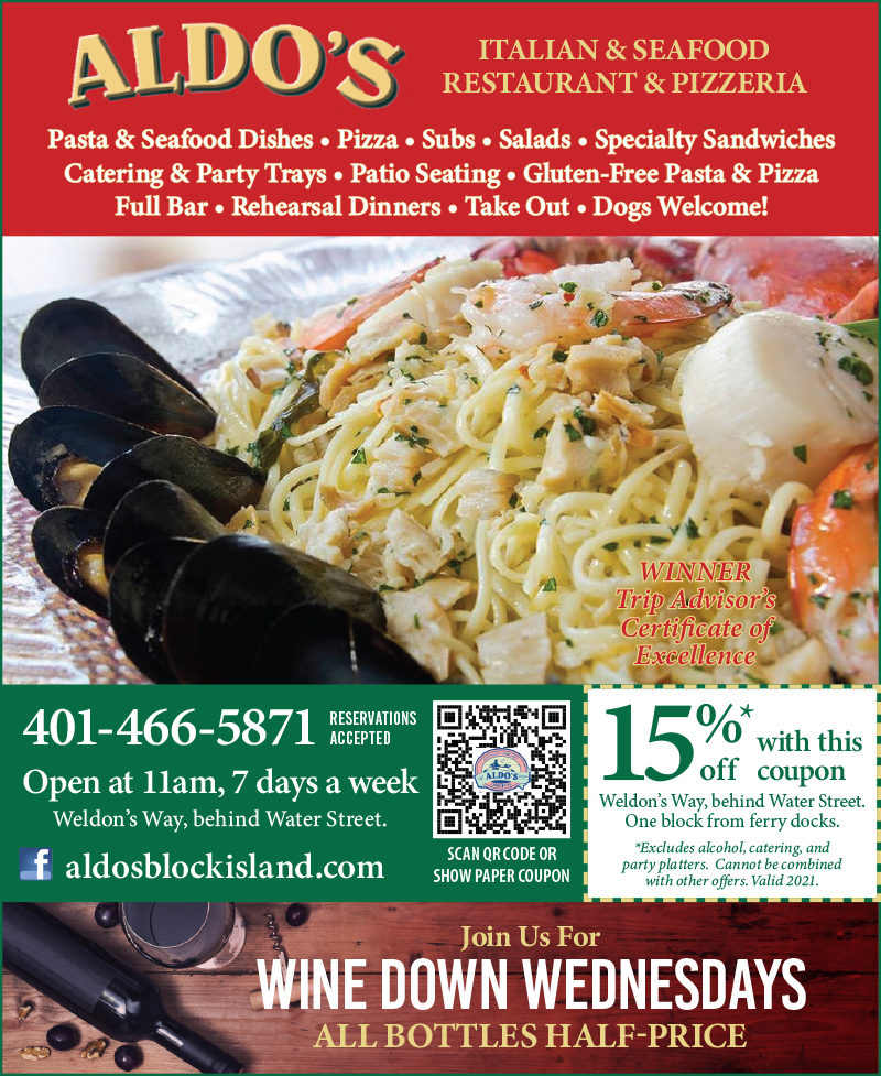 Aldo’s Restaurant & Pizzeria Block Island Guide