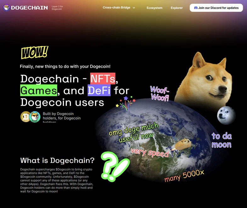 What is Dogechain? Dogecoin Meets NFTs, Games & DeFi