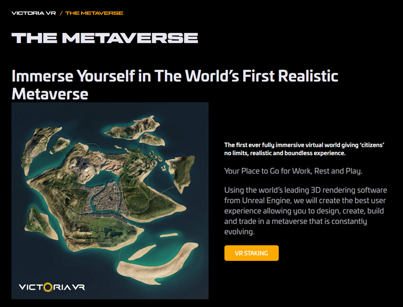Victoria VR A VR Metaverse Built With Blockchain & Unreal Engine