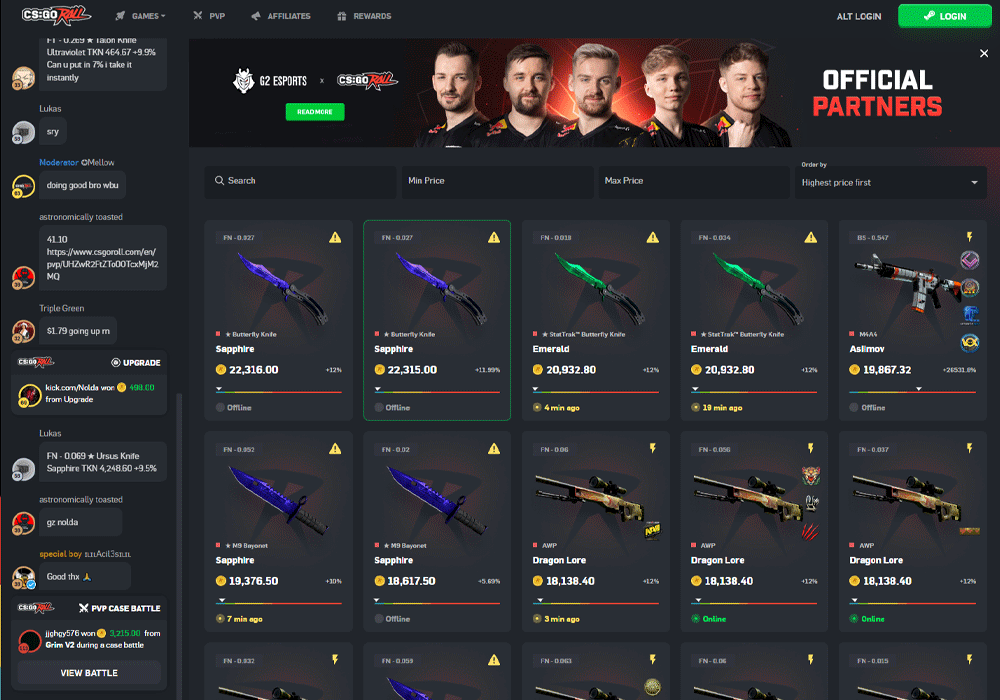 Best CS2 (CSGO) Case Battle Sites 2024 Top 10 Picks Ranked!