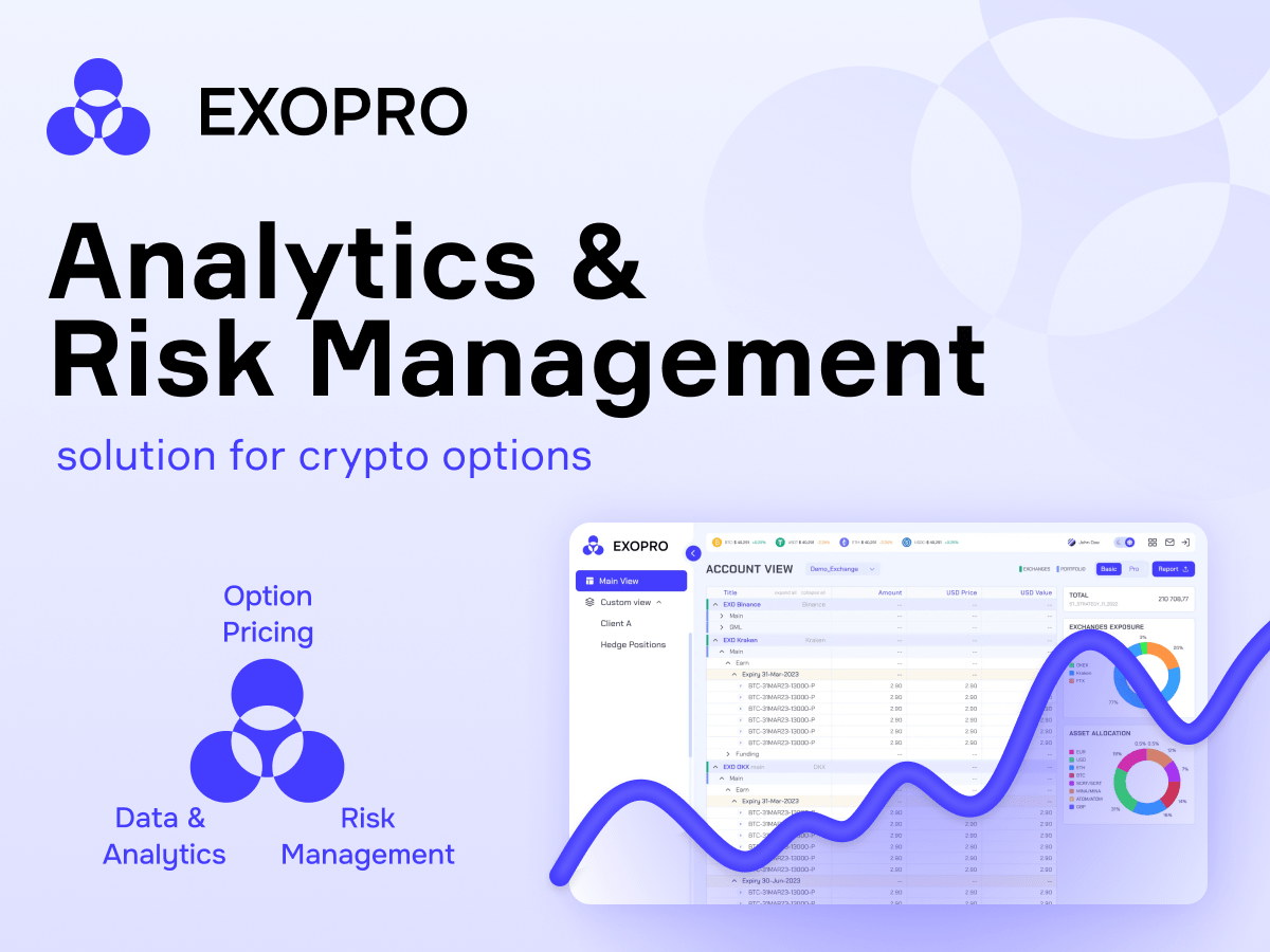 ExoPro.io présente une solution d'analyse et de gestion des risques pour les dérivés cryptographiques ExoPro.io présente une solution d'analyse et de gestion des risques pour les dérivés cryptographiques