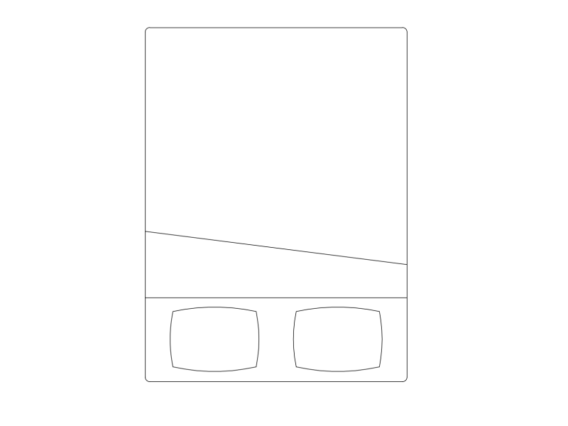 Queen Bed Free CAD Blocks in DWG file format