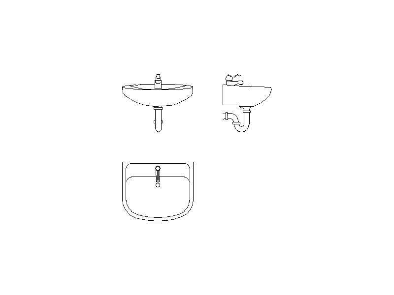 Basin Type 4 Free CAD Blocks in DWG file format