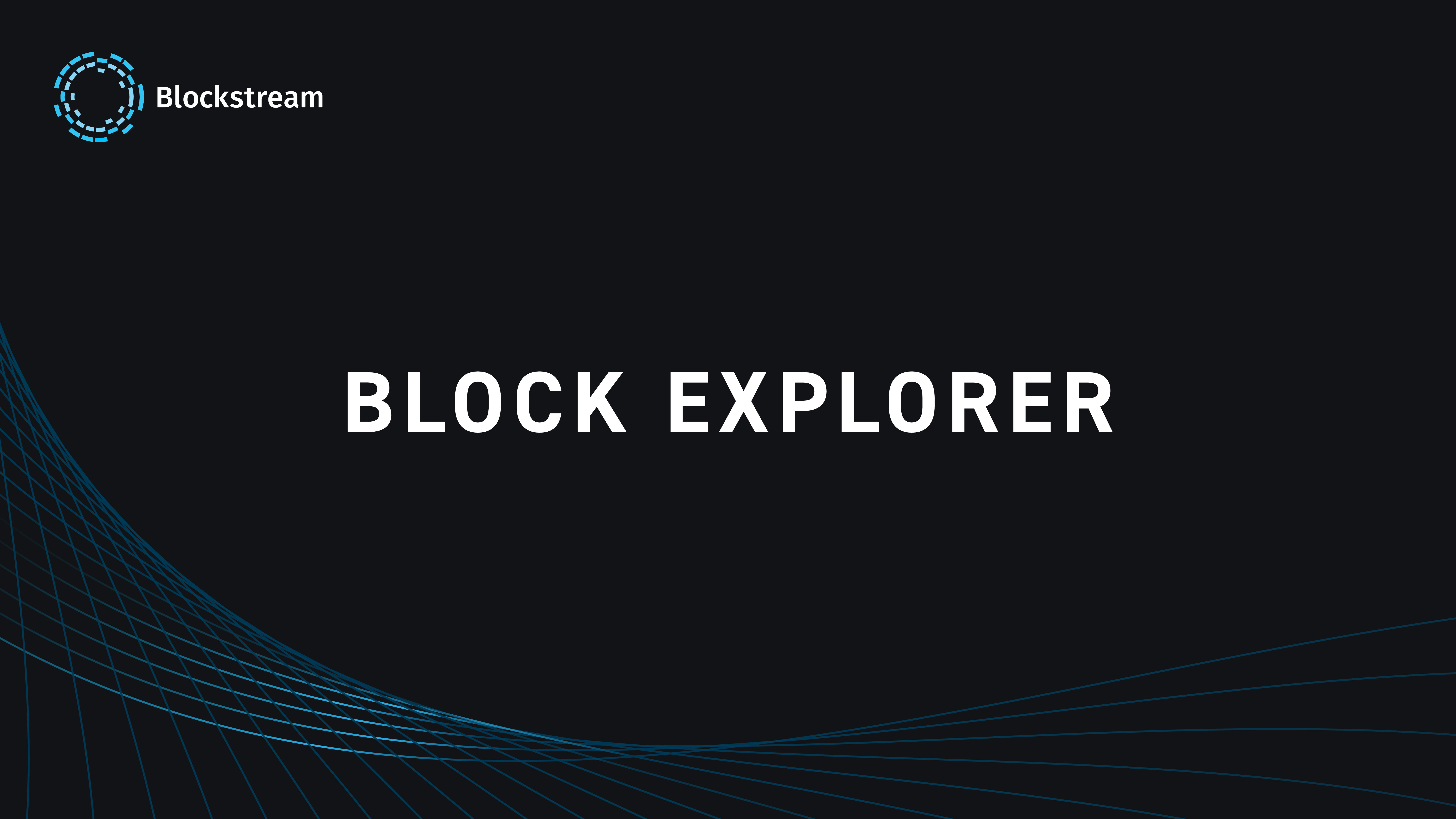 Bitcoin Explorer Blockstream.info