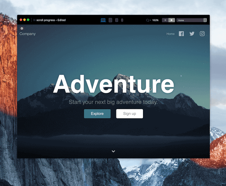 Scroll Progress Blocs Store