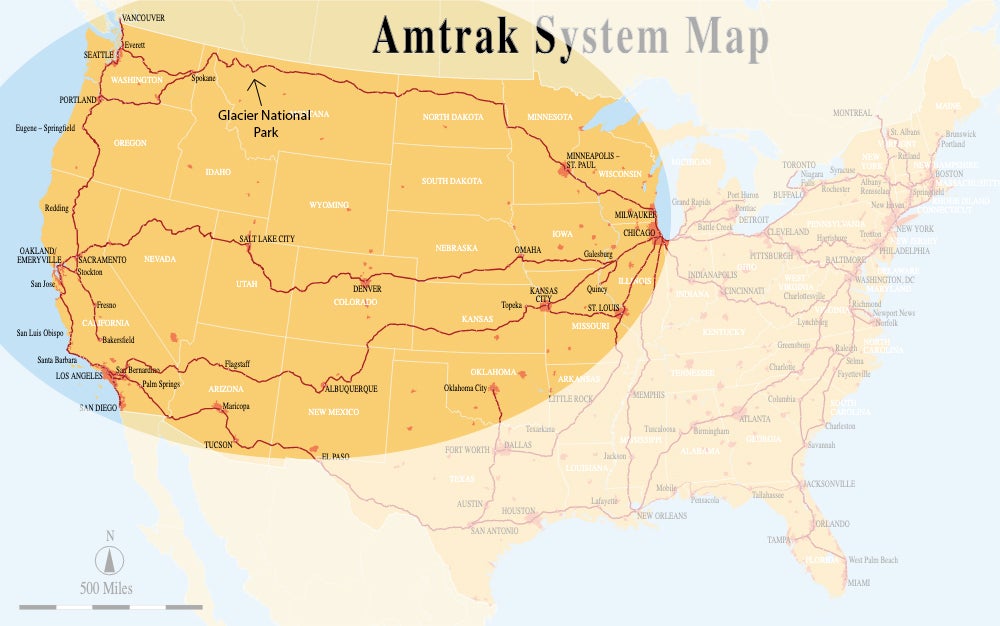Amtrak Train Stations In Montana Map How to Prepare for a Train Trip to Glacier National Park