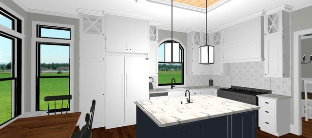 Monika Ross placed 3rd with her modern farmhouse kitchen ChiefBlog