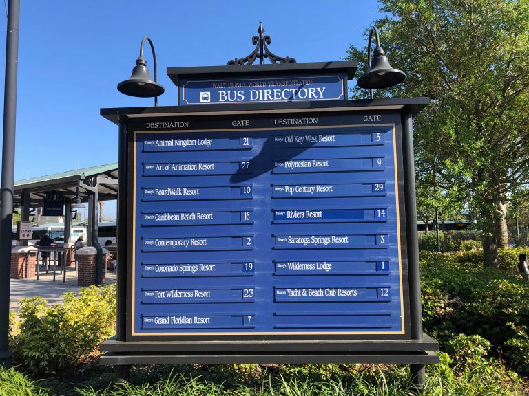Let’s Look at the Disney Bus Terminals at Each Theme Park and Disney