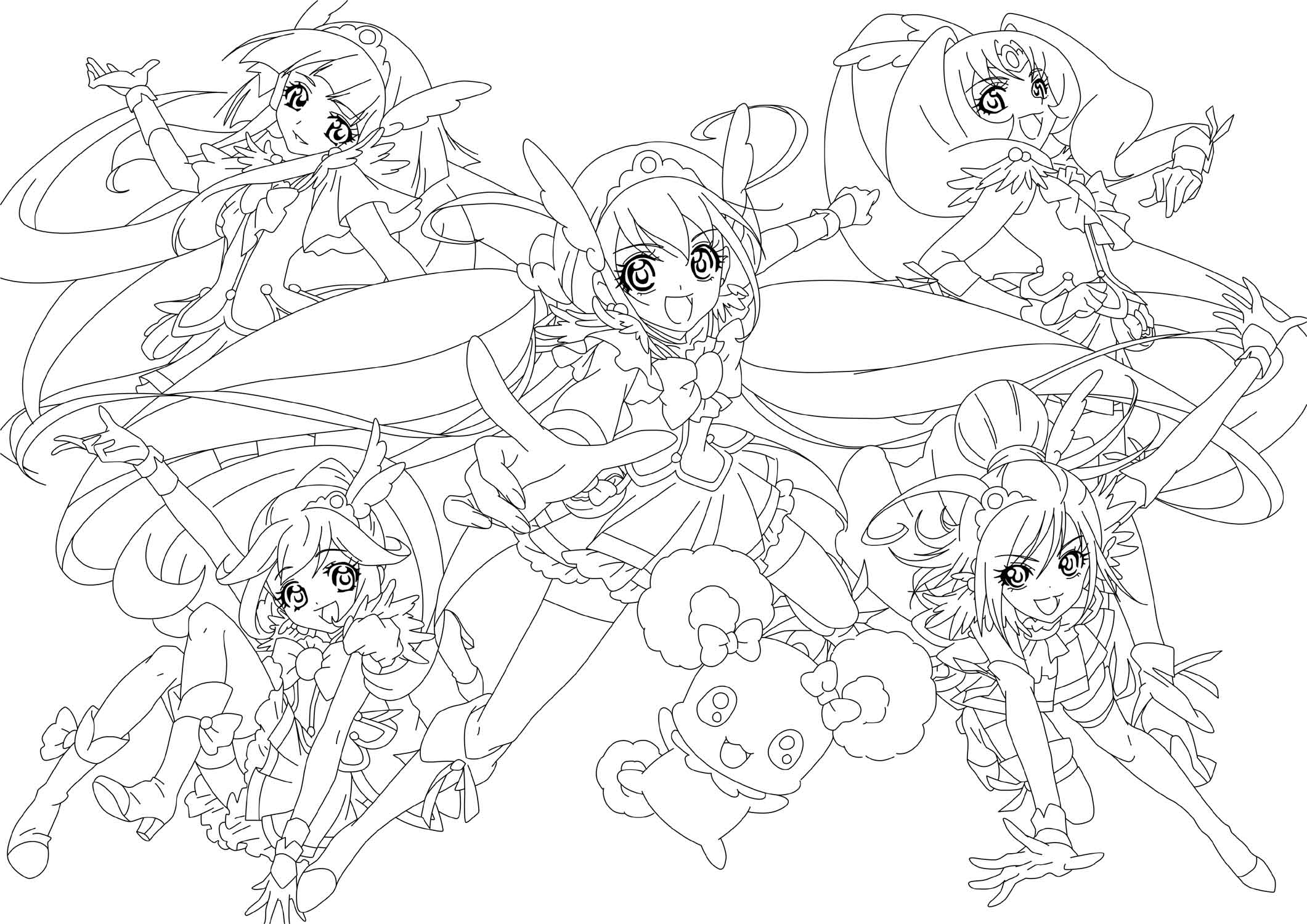 スマイルプリキュアぬりえ集【塗り絵】 スマイルプリキュアぬりえ集【女の子・塗り絵】イラスト NAVER まとめ