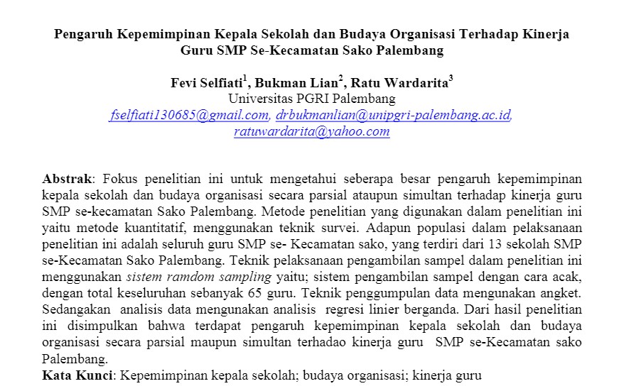 11 Contoh Jurnal Ilmiah Umum, Skripsi, Pendidikan [Lengkap] – Blog Mamikos