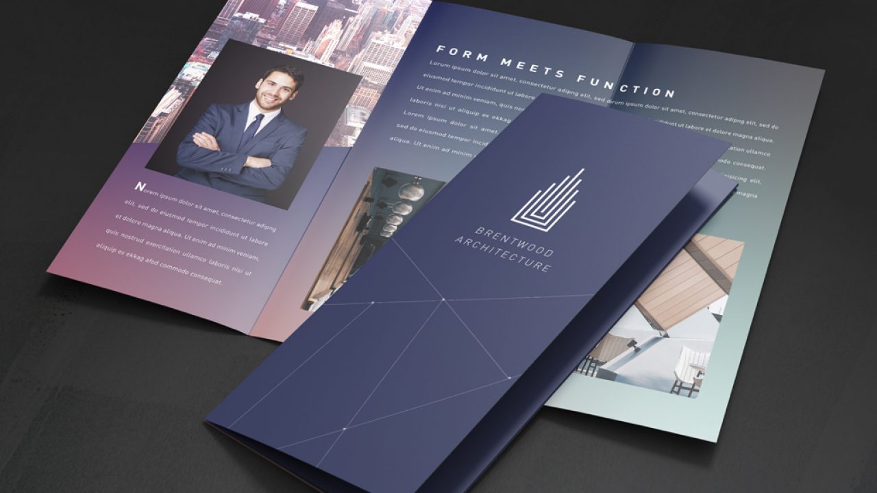 Z Fold Brochure Template Word