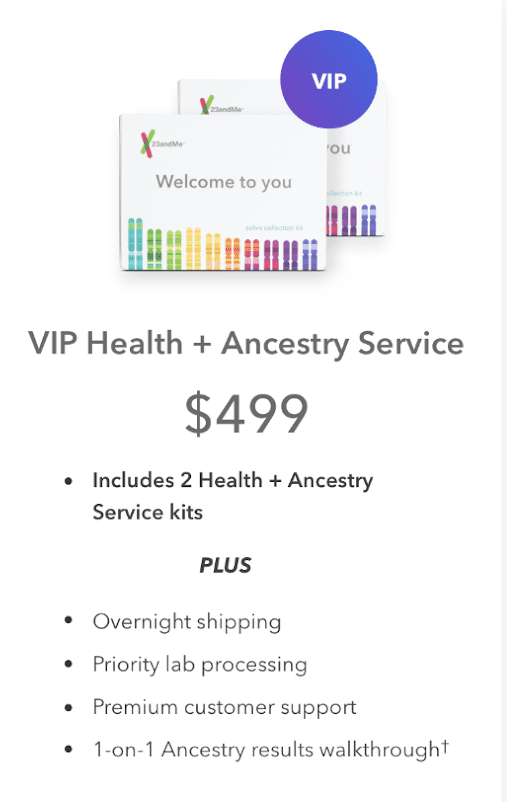 23andMe Adds a New VIP Health + Ancestry Service 23andMe Blog