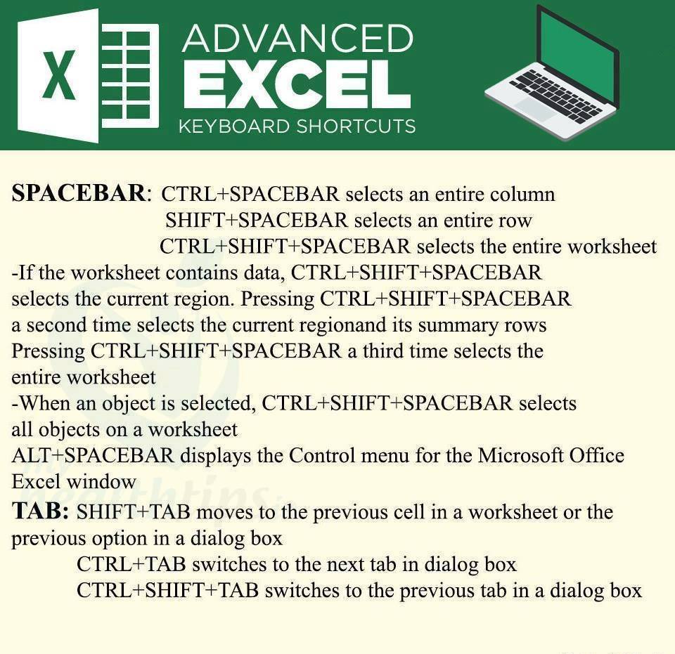 Excel shortcuts keys you should know ABLE Home & Office