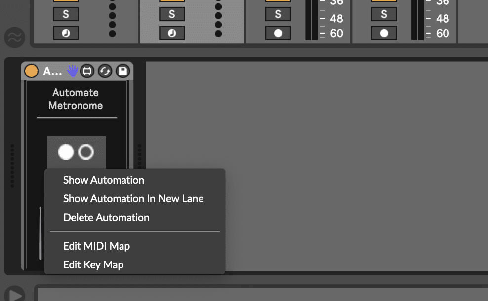 How to automate metronome in Ableton ABLETON DRUMMER