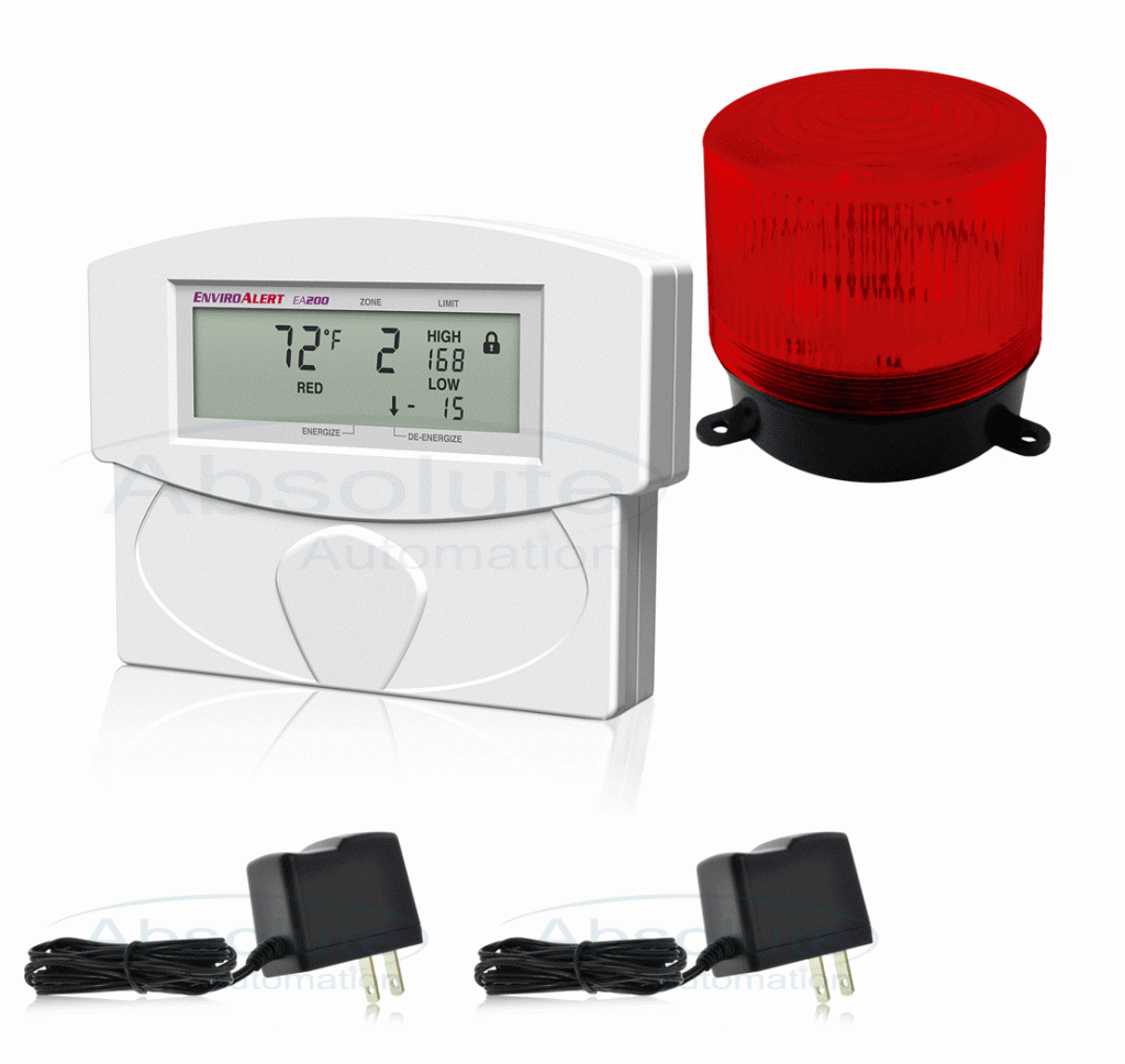 Low Temperature Alarm System with a Light to Notify Neighbors