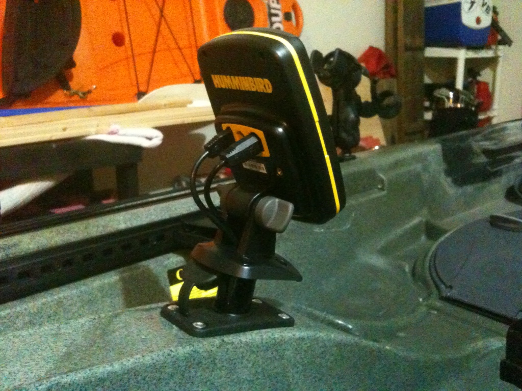 Quick and Easy DIY Mount for a Humminbird PiranhaMax 160 Fish Finder by