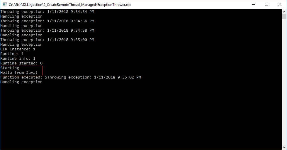 DLL Injection Part 7 — Injecting Java code Random IT Utensils