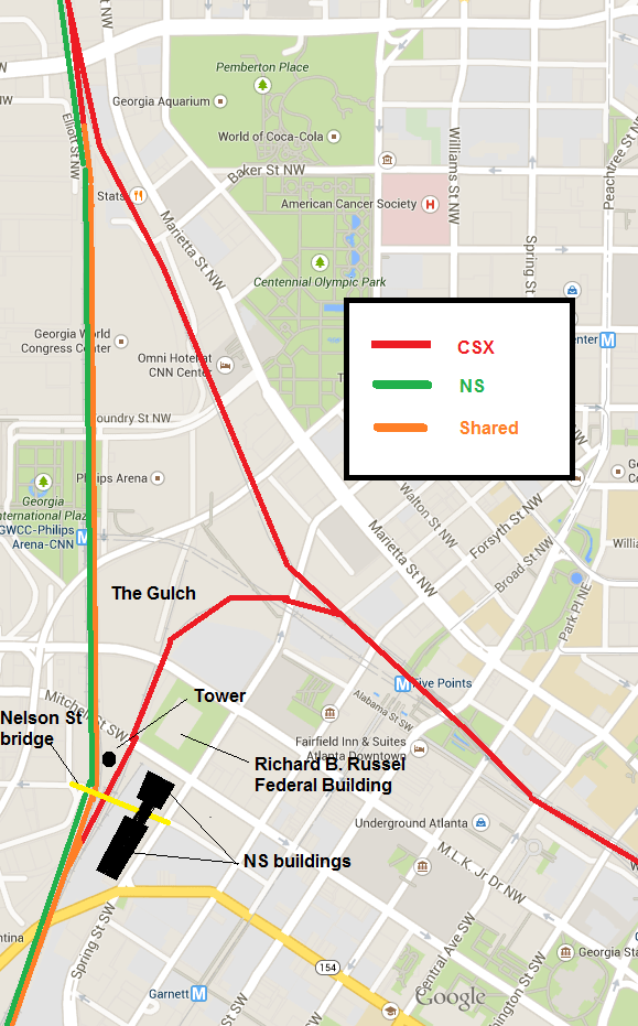 Active Railroad Crossing Atlanta Map Atlanta Railfan Locations "A ship defines the ocean"