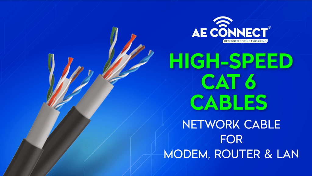 HighSpeed Cat 6 Cables for Modem, Router & LAN