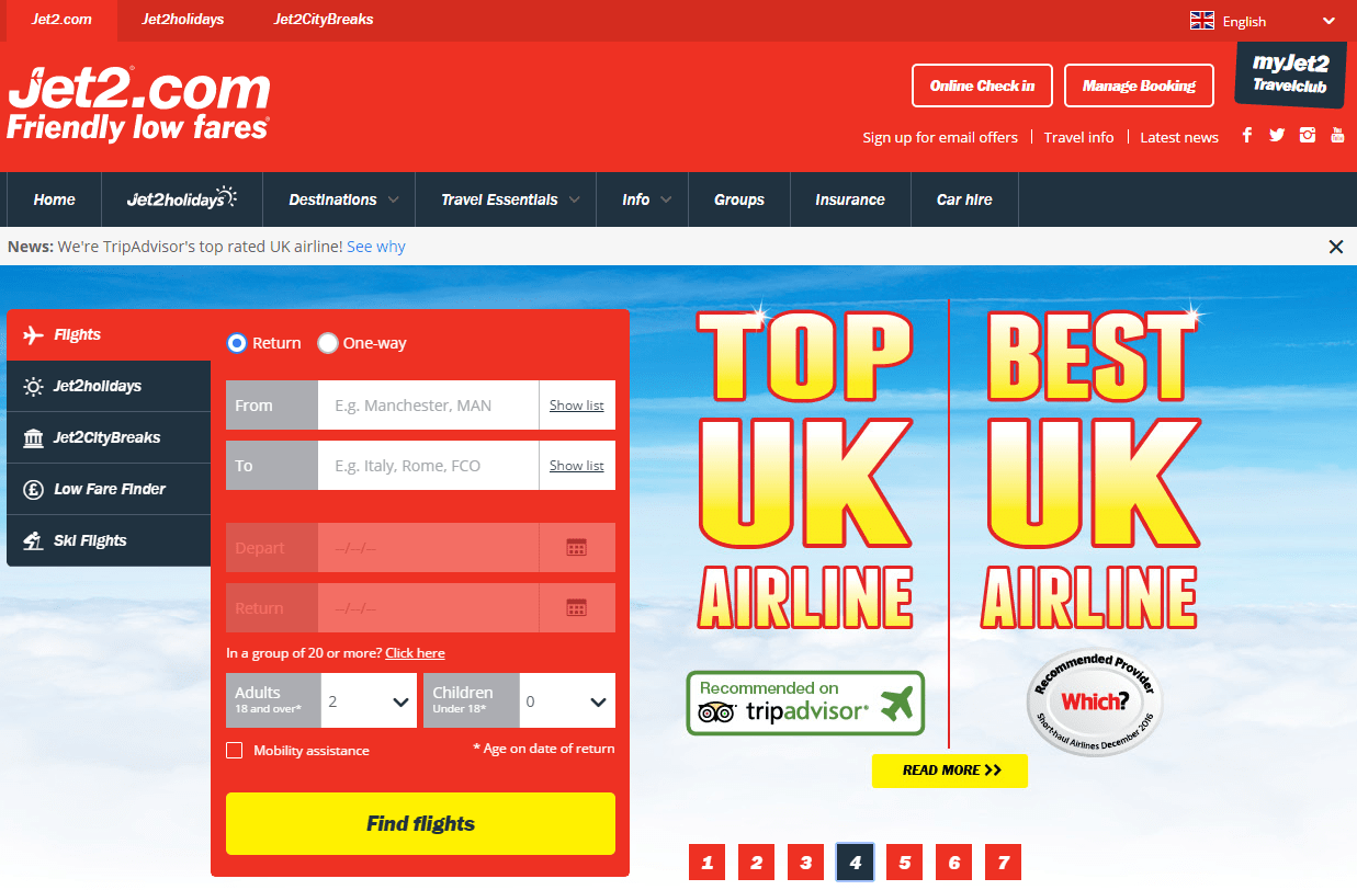 Jet2 Flying High at the Globe Awards AffiliateFuture blog updates
