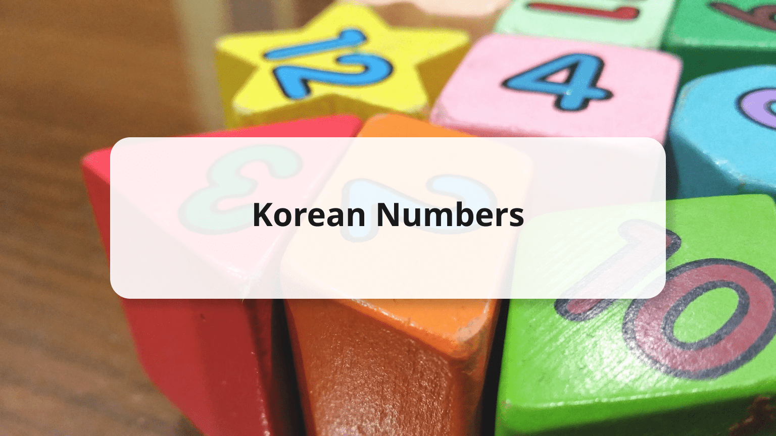 How to Count Korean Numbers Master Sino and Native Systems
