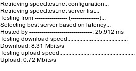 speetest-cli